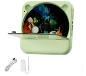 Reproductor de música CD portátil para el hogar + control remoto Bluetooth 5.1 Reproductor de CD Cubierta antipolvo Pantalla de radio para niños Re...