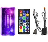 CoolMoon RGB Fan Controller Placa base Sincronización Control remoto