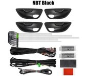 Jelivey Lámpara LED de ambiente de neón para puerta interior de 9 colores Kit de luz ambiental para BMW Serie 5 F10 F11 F18 2010-2017 Accesorios pa...