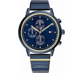 Tommy Hilfiger 1781893 Relojes de acero inoxidable azul para hombre y mujer Esfera azul One Size