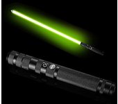 Yuxin Espada Láser Iluminada - RGB 7 Colores Sable de Luz Electrónico Intercambiable con Efectos de Sonido - 1pc Negro - WELLNGS