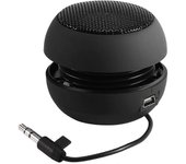 Mini altavoz con cable de audio de 3,5 mm Altavoz retráctil de batería incorporada de bajo voltaje para negro
