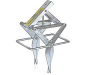 Asiv Sofirn Reusable Quick-clean Mousetrap, Trampa de topos de acero chapada en aluminio, 1 trampa de tijera
