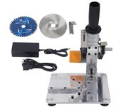 Sierra de mesa 96W 4000 a 9000RPM Velocidad ajustable de bajo ruido Máquina de sierra de corte multifuncional con hoja 110240V