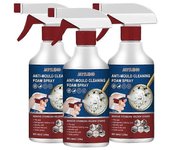 3x Spray de espuma de limpieza antimoho Agente eliminador de moho eficaz Limpiador de moho