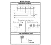 Medidor de energía bidireccional bifásico WiFi KWh Monitor de potencia Vatímetro Tuya App Interruptor remoto ENCENDIDO APAGADO 3X Blanco