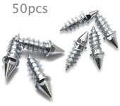 50 piezas de clavos de neumáticos de invierno para vehículos antideslizantes tornillo de rueda de espárragos neumático clavo de nieve punta para au...
