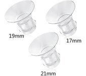 Generic Inserto de brida de 17 mm / 19 mm / 21 mm compatible con Medela / Willow / Tsrete / Momcozy S9 S10 S12 Hhh