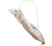 Carcaj de lona retro medieval con cordones, carcaj tejido a mano estilo correa, bolsa de almacenamiento portátil ligera para arco y flecha