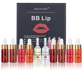 Unbrand 8 Colors BB Lips Ampoule Serum Kit Lip Gloss BB Cream Pigment para colorear los labios