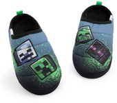 Vanilla Underground Minecraft Boys Slip On Zapatillas Mocasín Multicolor Grafitti 12 UK Child