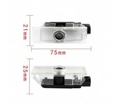 Lighting 2x Para Alfa Romeo LED puerta de coche luz de bienvenida logotipo Proyector láser Giulia Giulietta Mito Stelvio Brera 159 accesorio de est...