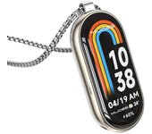 Mijobs Collar de reloj de acero inoxidable para Xiaomi Mi Band 8