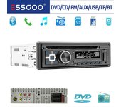 Autoradio Mit CD Reproductor de DVD MP3 USB Bluetooth FM AUX Eingang Radio Single 1 DIN Estilo1758