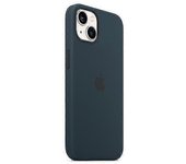 Funda de silicona con Magsafe para funda de teléfono Iphone 13 Abismo azul
