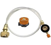 Yuzee Adaptador de propano Convertidor de manguera Manguera De reemplazo Manguera Se conecta al camping al aire libre Estufa de gas Adaptador de ci...