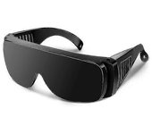 Gafas de eclipse solar del rey médico 2024 CE y cortinas seguras con certificación ISO para sol directo, 100% nuevas A