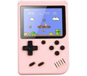 Gameboy Built-In 500 Classic Game Retro Videojuego Console_A_F COLOR DE ROSA
