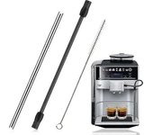 Manguera de repuesto + juego de cepillo de limpieza para máquinas de café Bosch Veroaroma y Siemens Eq.6 Series (gris oscuro)