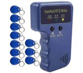 Copiadora duplicadora de la grabadora del escritor del lector RFID de mano de 125KHz, programador del clonador de la tarjeta de identificación de l...