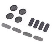2set Piezas de reparación de auriculares Malla de filtro de polvo para Airpods Pro Filtros protectores One Size