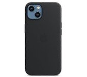 Funda de cuero para teléfono para Iphone 13 Funda de cuero con Magsafe Negro medianoche