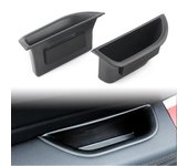 2x Soporte de contenedor organizador de caja de almacenamiento de puerta delantera / trasera para Benz E-Class W212 Sedán E200 E300 E350 E400 2010-...