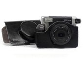 Heker Estuche para cámara instantánea Fujifilm Instax Wide 300, bolsa de transporte de cuero PU de calidad, 5 colores: rosa, marrón y negro Ancho 3...