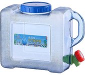 Bote de agua para acampar de 5L, Tanque de agua con grifo, Bote de agua potable portátil, Tanque de agua para acampar con asas, Bote de agua sin BP...