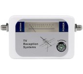 Dvb-t Finder Digital Antena Aérea Terrestre Antena Intensidad de Señal Medidor Blanco