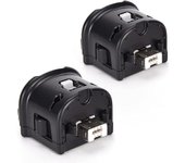 2 Sensor del adaptador Motion Plus para el mando de Wii, Reemplazo del acelerador del adaptador Motion Plus para el adaptador Wii Motion Plus Negro