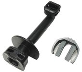 Tubo de salida de agua de varilla de extensión para tubo de escape de codo de lavadora de alta presión K2 K3 con abrazadera 4.064- Gris negro