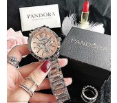 Reloj de acero inoxidable para mujeres Pandora Jam Tangan Wanita Pandora Jam Tangan Wanita Mujeres