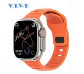 Reloj inteligente Ultra 2 pulgadas Pantalla HD NFC Smartwatch Llamadas Bluetooth Monitor de sueño de frecuencia cardíaca Serie 8 Relojes para hombr...