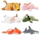 Peluche de dinosaurio con peso - Juguete de peluche para aliviar la ansiedad rojo