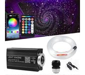 1000Pcs Fibra Óptica Hogar Techo Hogar Estrella Kit de Luz Techo Luces de Techo Reemplazo Remoto