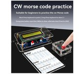 CW Trainer Entrenamiento en código Morse Componentes del decodificador de código Morse Kit de componentes electrónicos de bricolaje ENCHUFE A Como ...