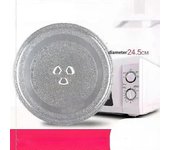 Bandeja de chasis de plato giratorio de vidrio para horno microondas 245 mm 270 mm 315 mm fXz Forma de 27cm en Y