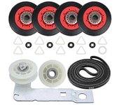 4392067 Kit de reparación de secadora W10837240 polea loca de secadora, 279640 Compatible con polea loca, reemplaza 4392067VP Como se muestra