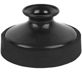 Silenciador circular sordo para saxofón alto ABS Amortiguador de sonido de saxo de plástico para principiantes en la práctica de interpretación negro