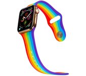 Correa de reloj arcoíris para Apple Watch Series 8 45 mm/Ultra 49 mm/Ultra 2 49 mm/Series 9 45 mm/SE (2023) 44 m