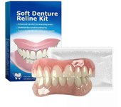 Kit de rerevestimiento de silicona para dentaduras postizas Fit Soft Denture Reline para hombres y mujeres 5 sets