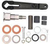 Pasador del eje del brazo de dirección del cardán 866322A01 Reemplazo de palanca de brazo de dirección de metal para el motor intraborda Mercruiser...