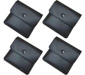 Cenicero, cenicero para bolsillo portátil portátil ignífugo inodoro para actividades al aire libre viaje 4 piezas