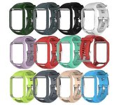 Ohp Tomtom Spark Runner 2/3 Correa de goma Golfer2 Adventunrer Pulsera Verde