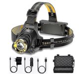 990000lm Led Head Torch Faro recargable Zoomable Head Torch Lámpara