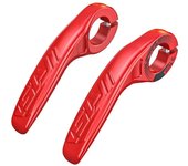 unbrand Bicicletas ergonómicas Extremos del manillar Ángulos ajustables Bicicletas Agarres de manillar Rojo