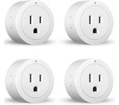 Enchufe inteligente - Compatible con Alexa, Echo y Google Home (WiFi 2.4G) - Paquete de 4