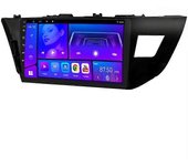 2 Din para Toyota Corolla 2014-2016 Carplay 4G WIFI Android Auto Reproductor de radio de coche Estéreo Coche Multimedia Reproductor de vídeo GPS Na...