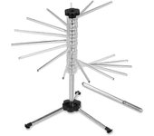Secadora De Pasta Para Pasta De Hasta 2 Kg, Secadora De Pasta Pasta, Longitud Del Brazo 20cm 16 Brazos Desmontables, Acero Inoxidable, Plegable - S...